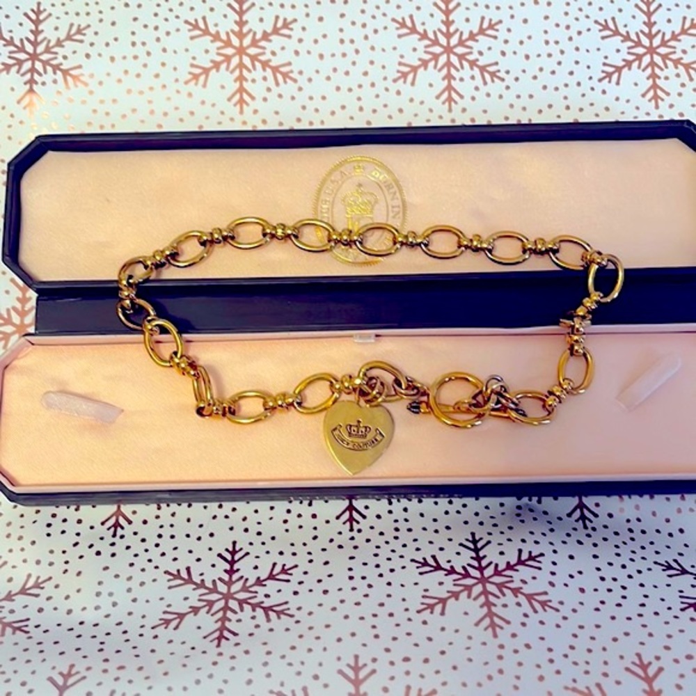 Juicy Couture gold necklace